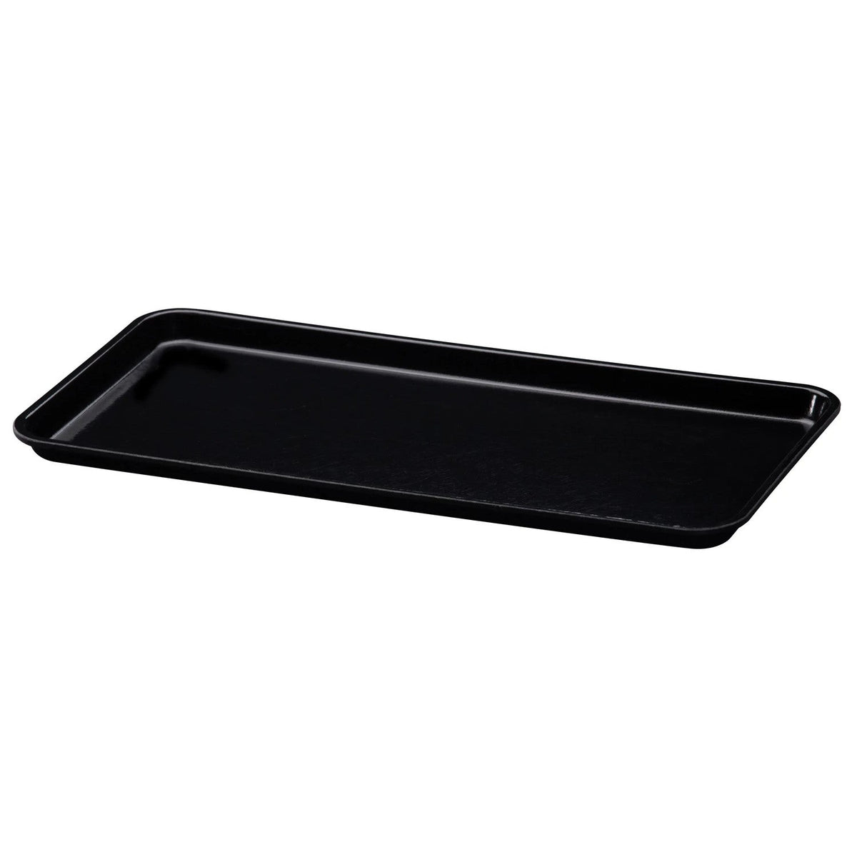 Cambro 1224MT110 Fiberglass Market Display Tray, 12 7/16" x 24" x 3/4" - Black