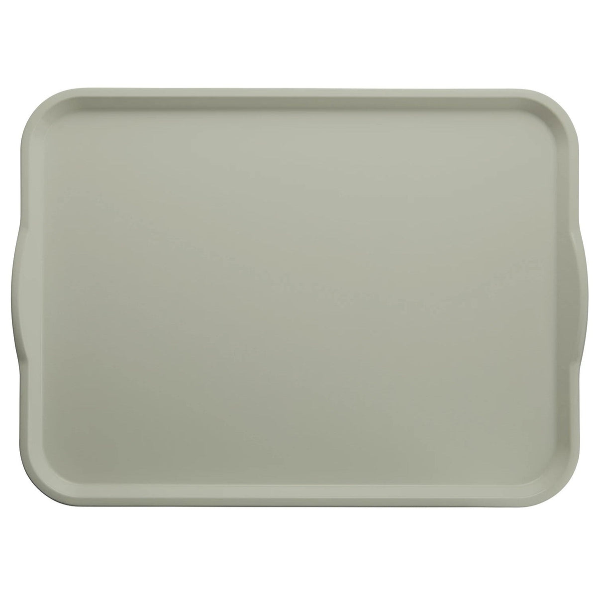 Cambro 1418H101 Camtray with Handles, Fiberglass Cafeteria Tray, 18" x 14" - Antique Parchment