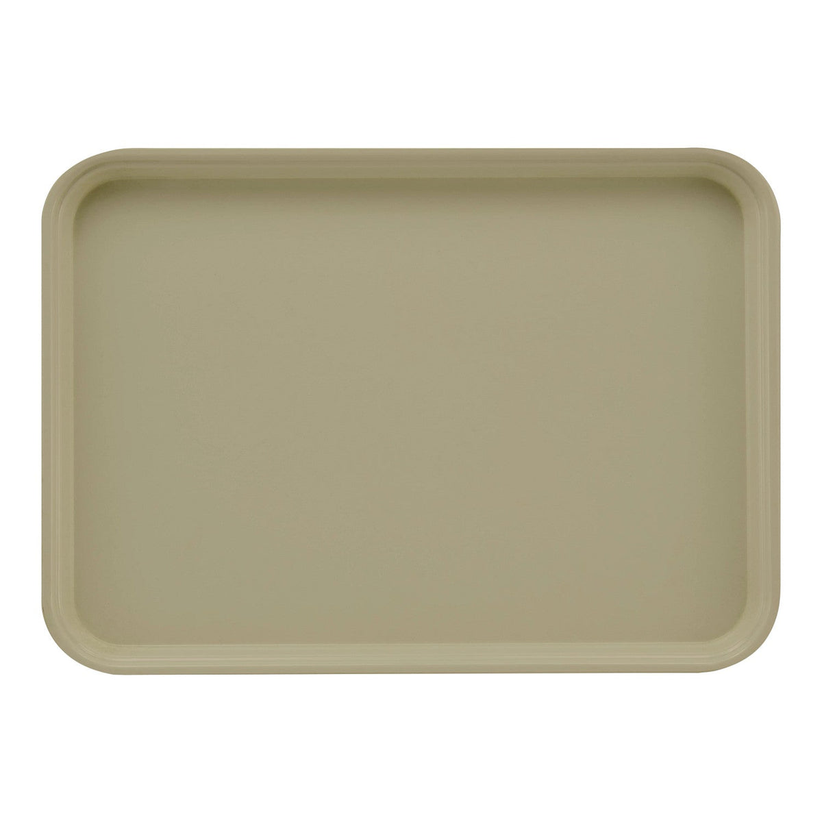 Cambro 1622104 Rectangular Camtray Fiberglass Tray, 16" x 22" - Desert Tan