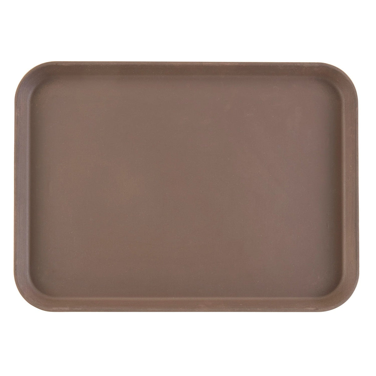 Cambro 1622CT138 Camtread Rectangular Non-Skid Serving Tray, 22" x 16" - Tavern Tan
