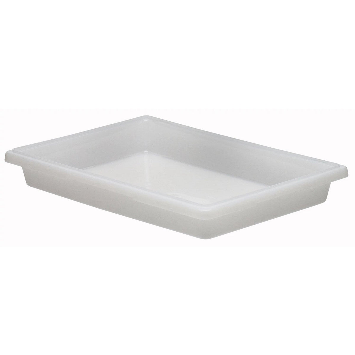 Cambro 18263P148 Full Size Poly Food Storage Box, 5.0 gal., 18" x 26" x 3 1/2" - White