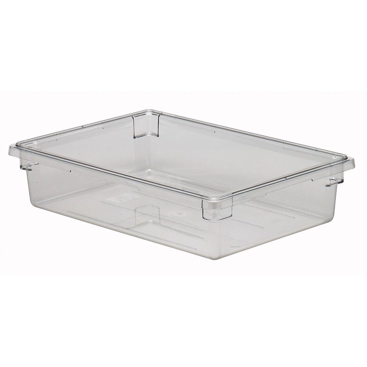 Cambro 18266CW135 Camwear Full Size Food Storage Box, 8.75 gal., 18" x 26" x 6" - Clear
