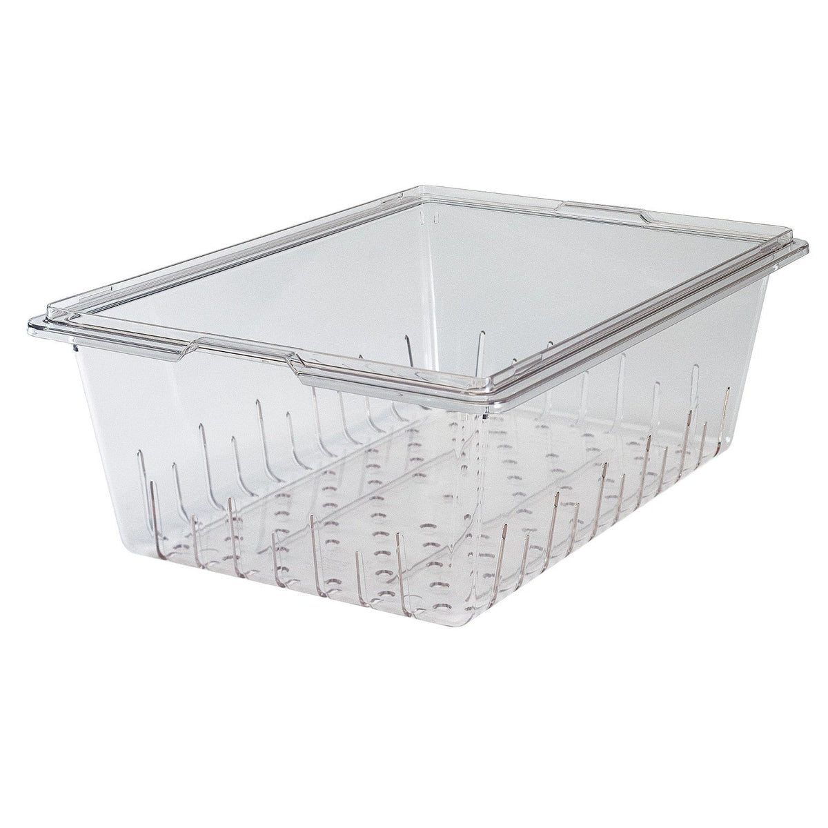 Cambro 1826CLRCW135 Camwear 5" Deep Colander, Fits 18" x 26" x 6" Food Boxes - Clear