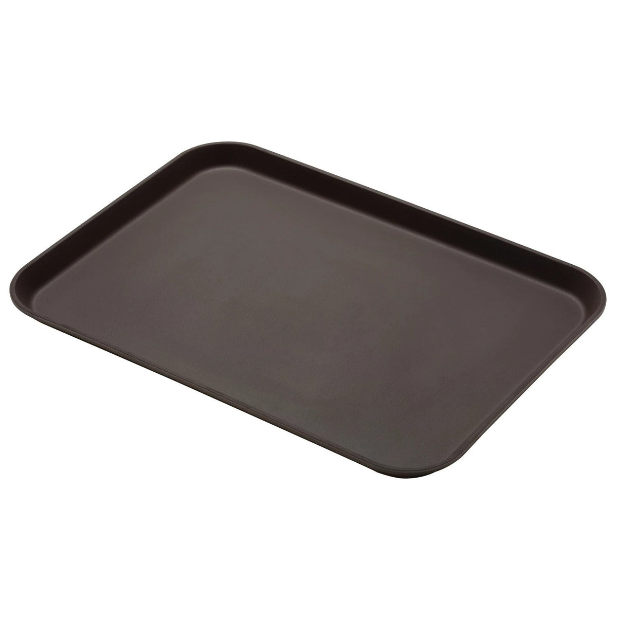 Cambro 1826CT138 Camtread Rectangular Non-Skid Serving Tray, 25 11/16" x 17 13/16" - Tavern Tan