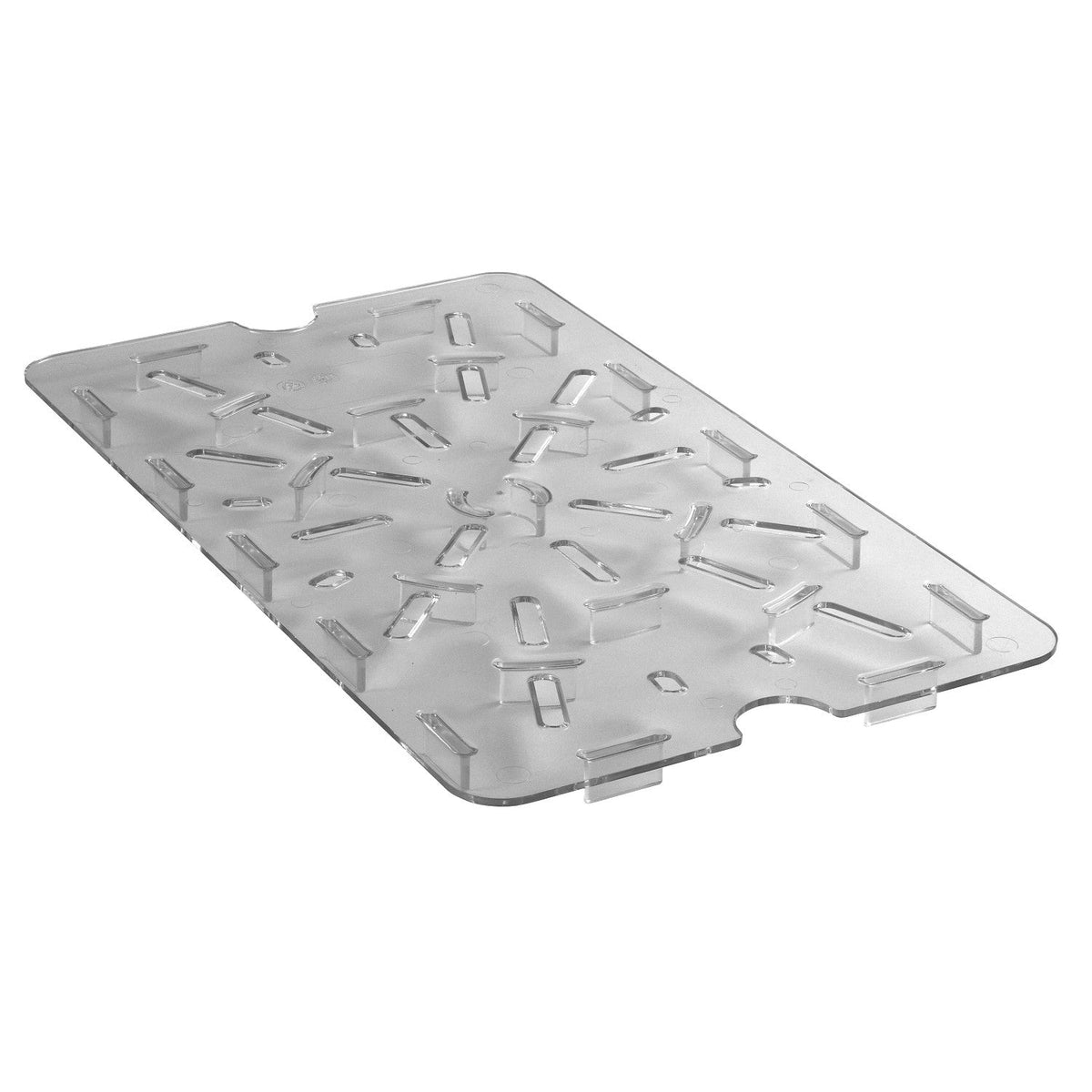 Cambro 1826DSCW135 Camwear 18" x 26" Drain Shelf, Fits 18" x 26" Food Boxes - Clear