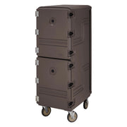 Cambro 1826DTCSP131 Camcart Tall Insulated Transport Cart, For Trays and Sheet Pans - Dark Brown