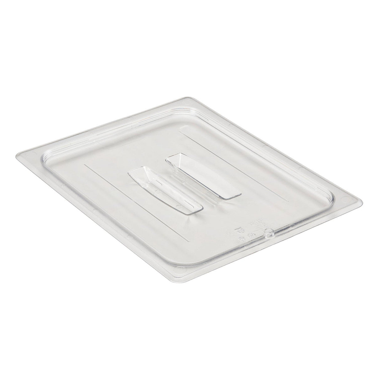 Cambro 20CWCH135 Camwear Half Size Food Pan Cover w/Handle, 12 3/4" x 10 7/16" - Clear