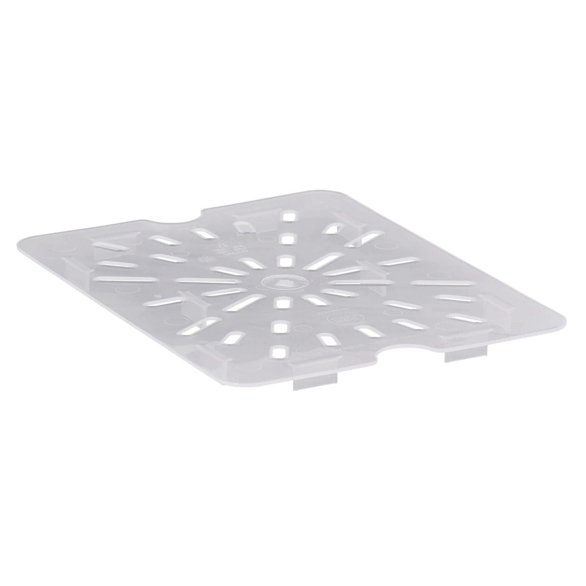 Cambro 20PPD190 Translucent Drain Shelf for Half Size Food Pans - Translucent