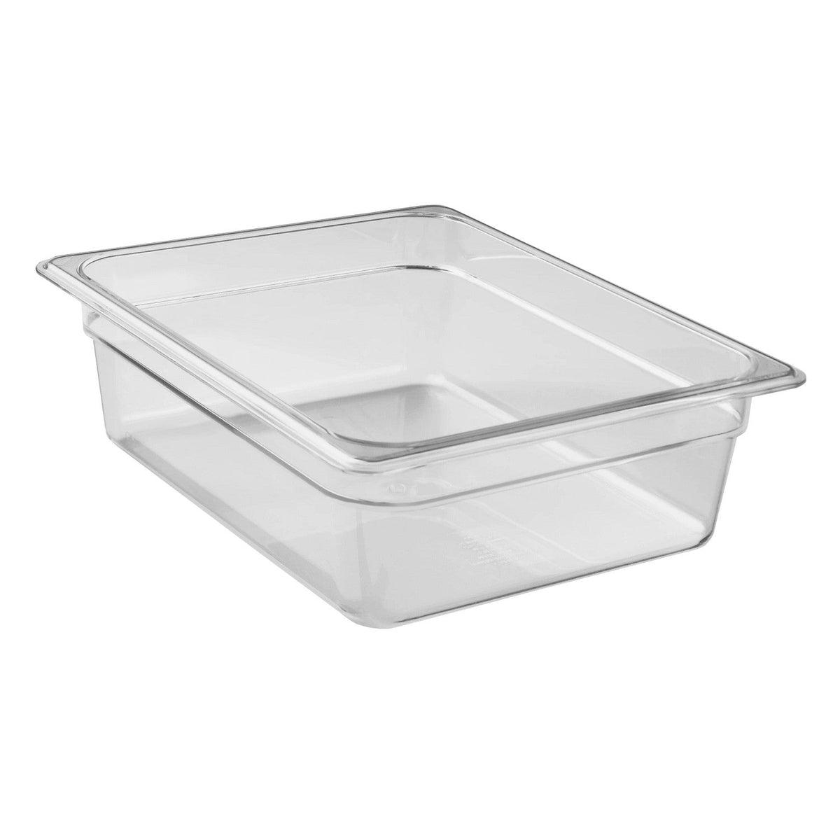 Cambro 24CW135 Camwear Half Size Food Pan, 4" Deep, 6.3 qt. - Clear