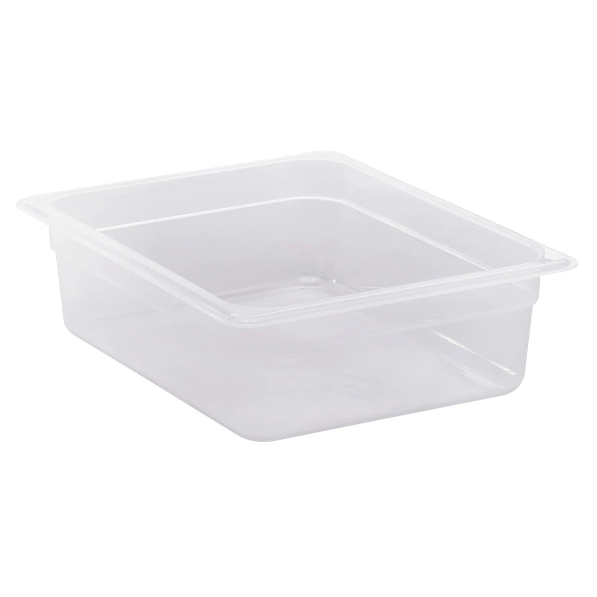 Cambro 24PP190 Translucent Half Size Food Pan, 4" Deep, 6.3 qt. - Translucent