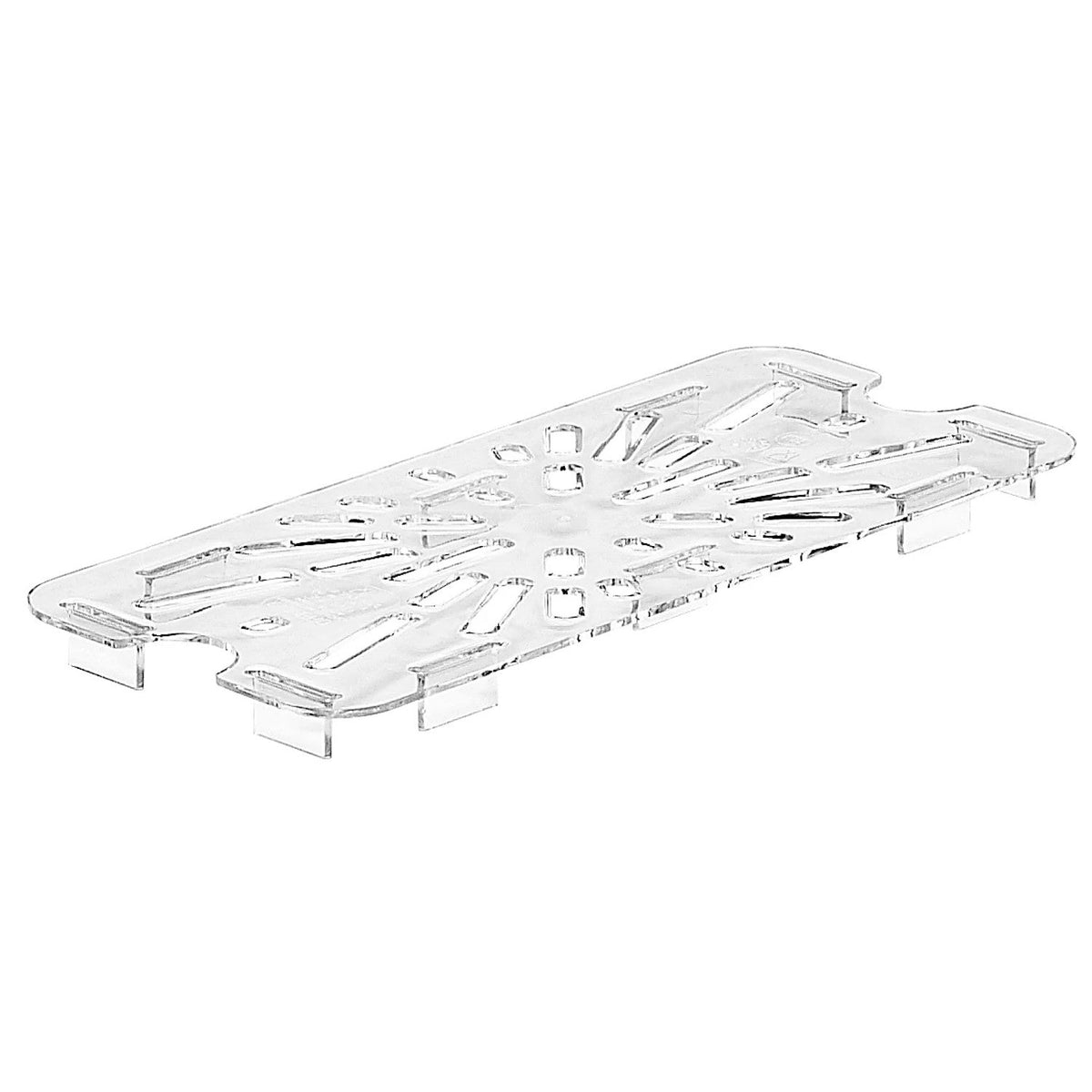 Cambro 30CWD135 Camwear Food Pan Drain Shelf, Third Size - GN 1/3 - Clear