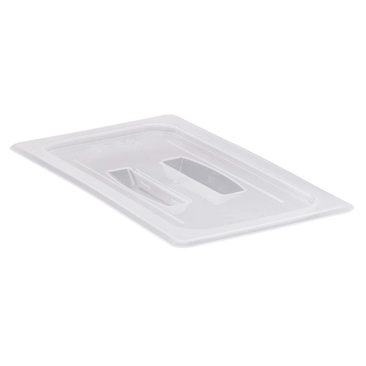 Cambro 30PPCH190 Translucent Third Size Food Pan Cover w/Handle - Translucent