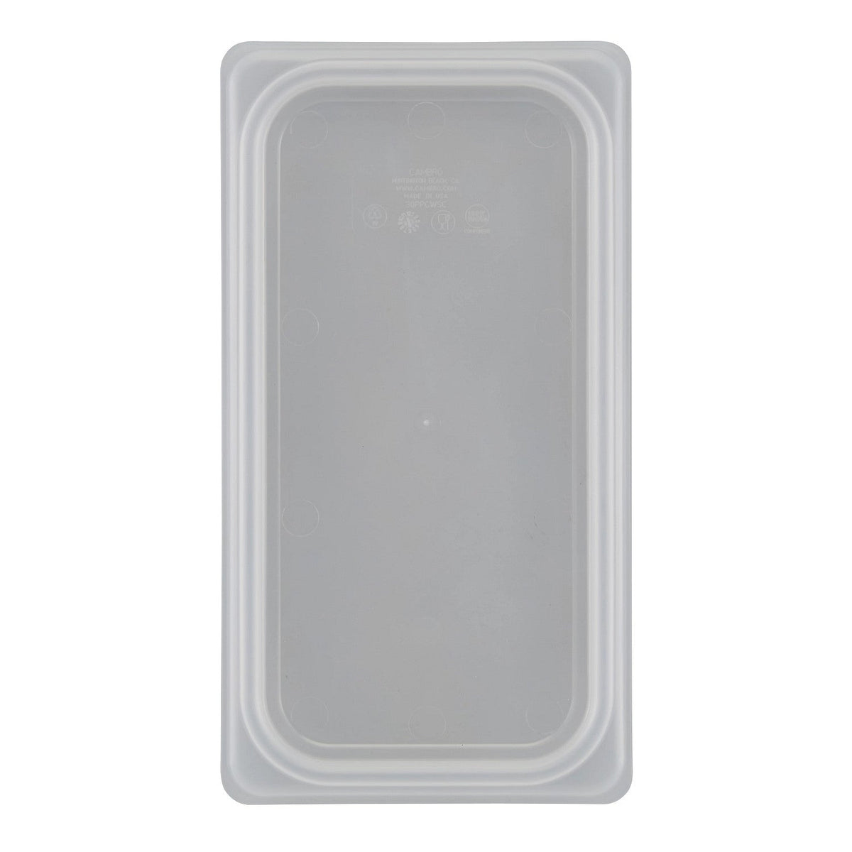 Cambro 30PPCWSC190 Translucent Third Size Food Pan Seal Cover - Translucent