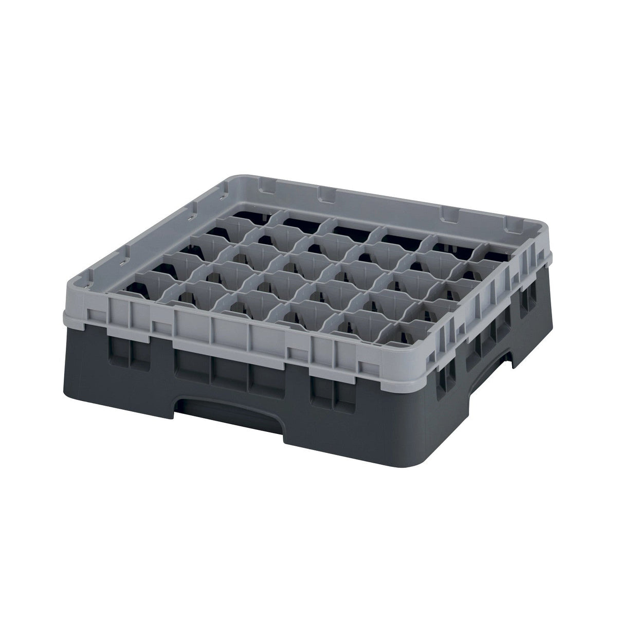 Cambro 36S318110 Camrack Full Size Glass Rack, 3 5/8" Max Glass Height - Black