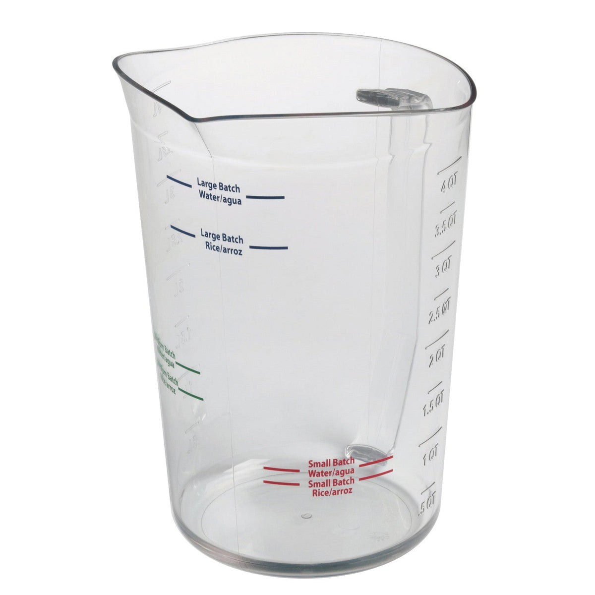 Cambro 400MCCW135 Camwear Polycarbonate Measuring Cup, 4 Quart - Clear