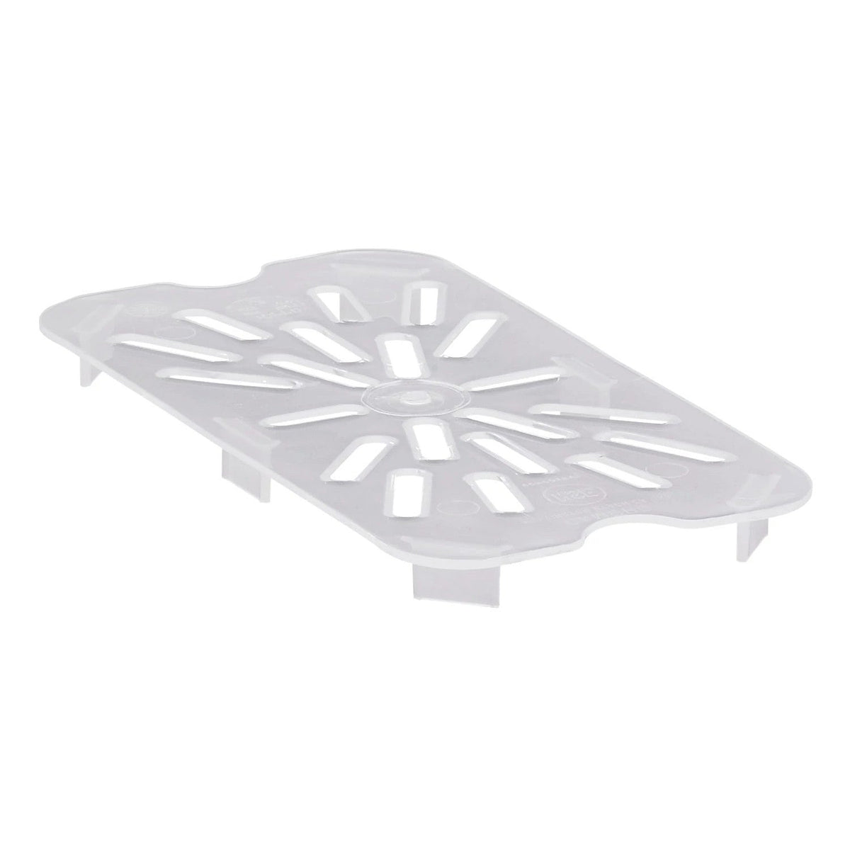 Cambro 40PPD190 Translucent Drain Shelf for Quarter Size Food Pans - Translucent