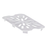 Cambro 40PPD190 Translucent Drain Shelf for Quarter Size Food Pans - Translucent