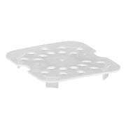 Cambro 60PPD190 Translucent Drain Shelf for Sixth Size Food Pans - Translucent