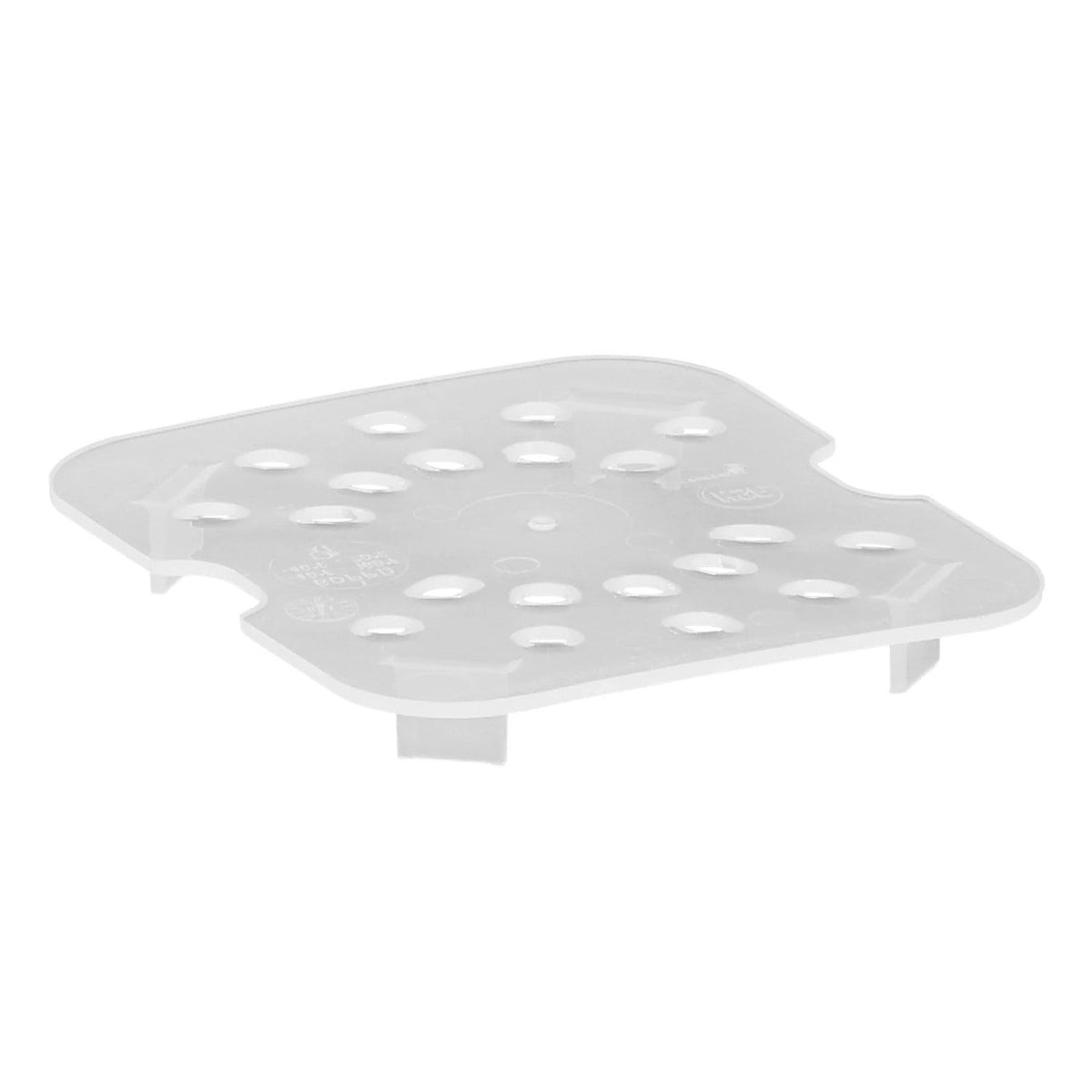 Cambro 60PPD190 Translucent Drain Shelf for Sixth Size Food Pans - Translucent