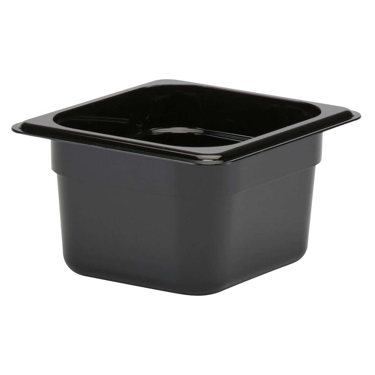 Cambro 64CW110 Camwear Sixth Size Food Pan, 4" Deep, 1.6 qt. - Black