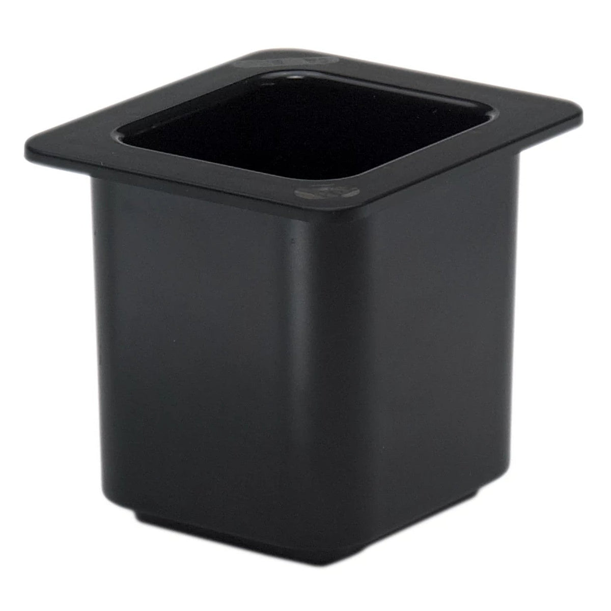 Cambro 66CF110 ColdFest Insulated 1/6 Size Food Pan, 1.5 qt., 6" Deep - Black