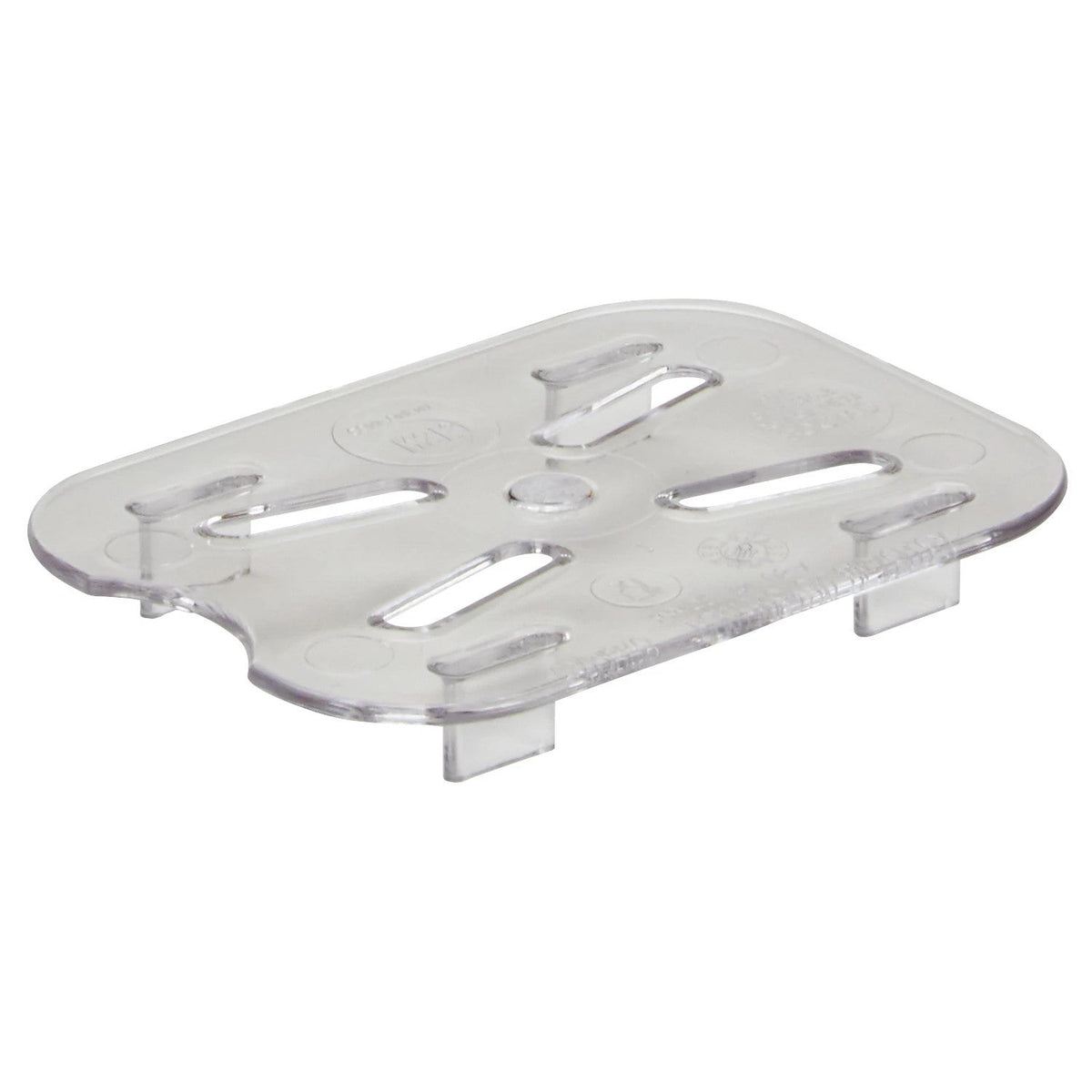 Cambro 80CWD135 Camwear Food Pan Drain Shelf, Eighth Size - GN 1/8 - Clear