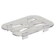 Cambro 80CWD135 Camwear Food Pan Drain Shelf, Eighth Size - GN 1/8 - Clear