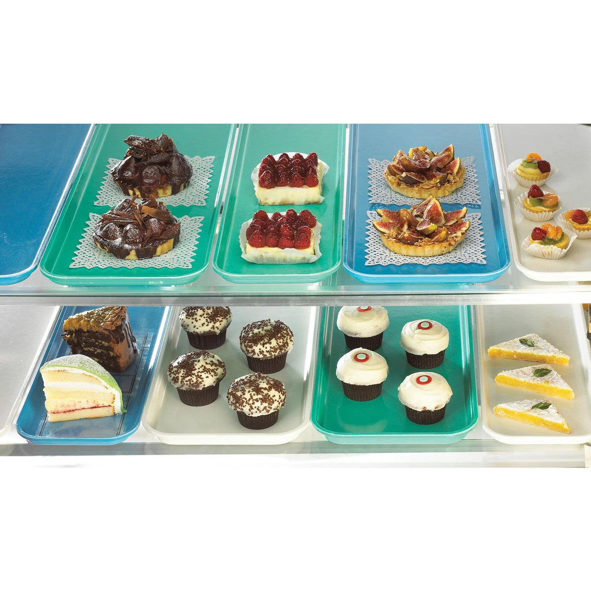 Cambro 830MT148 Fiberglass Market Display Tray, 8 7/16" x 30" x 3/4" - White