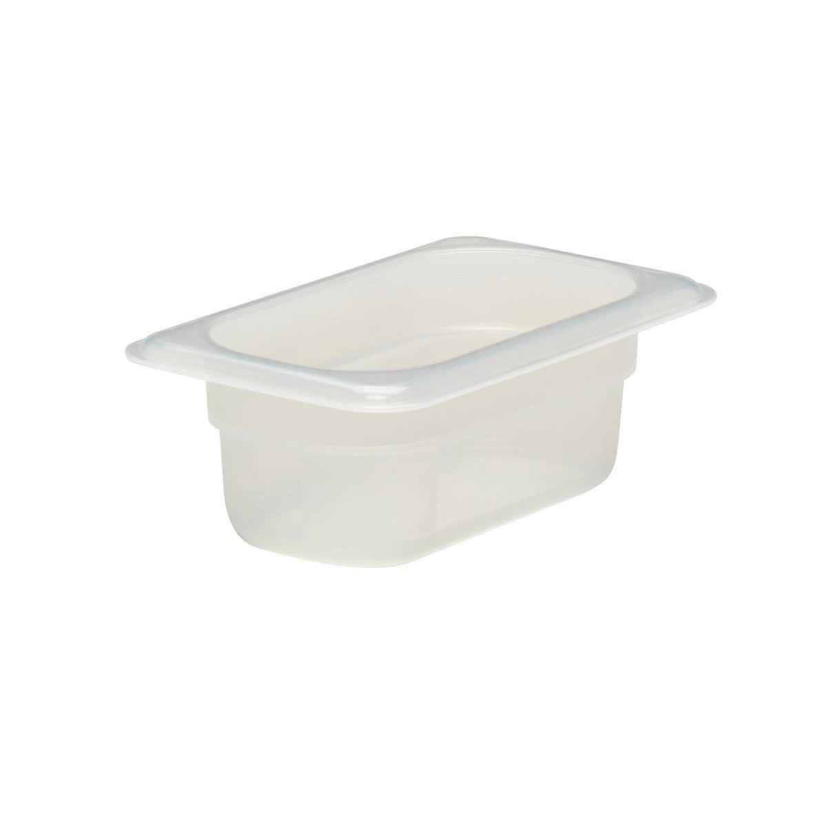 Cambro 92PP190 Translucent Ninth Size Food Pan, 2 1/2" Deep, 0.6 qt. - Translucent
