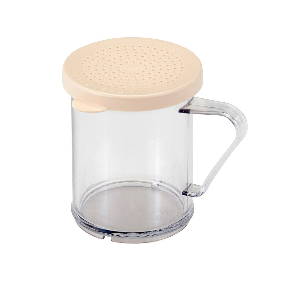 Cambro 96SKRD135 Camwear Shaker with Salt and Pepper Lid, 10 oz - Clear