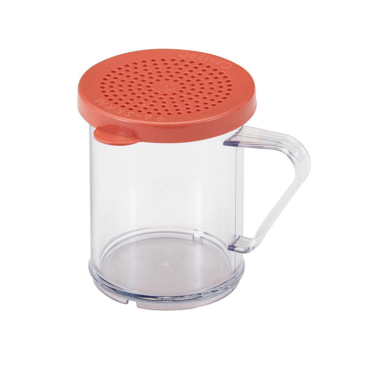 Cambro 96SKRM135 Camwear Shaker with Medium Ground Lid, 10 oz - Clear