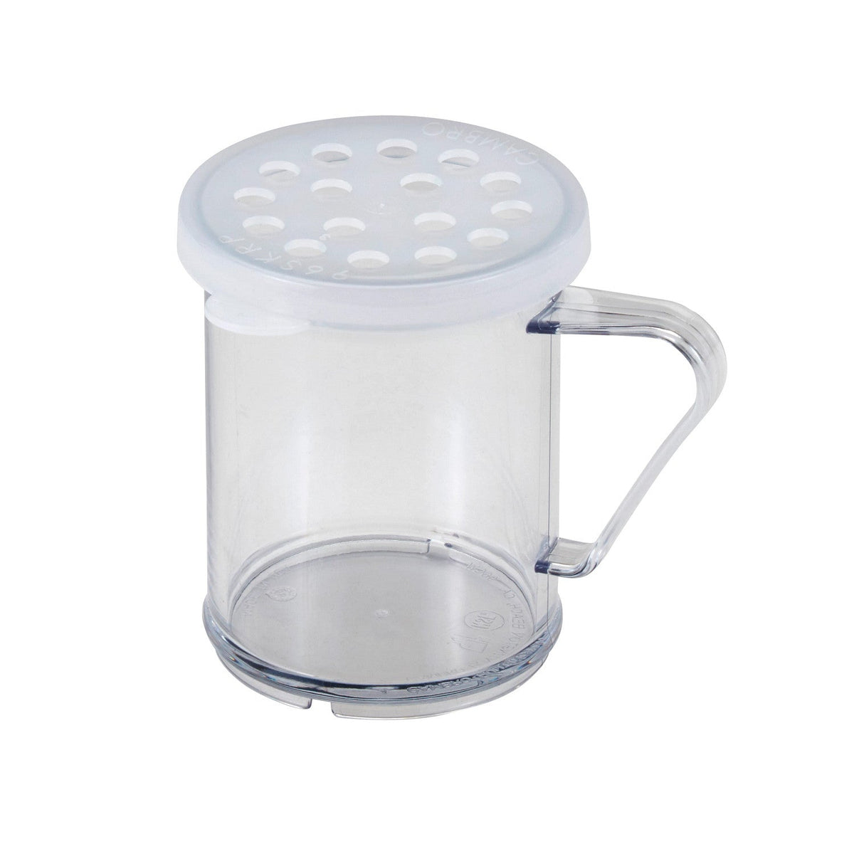 Cambro 96SKRP135 Camwear Shaker with Parsley Lid, 10 oz - Clear