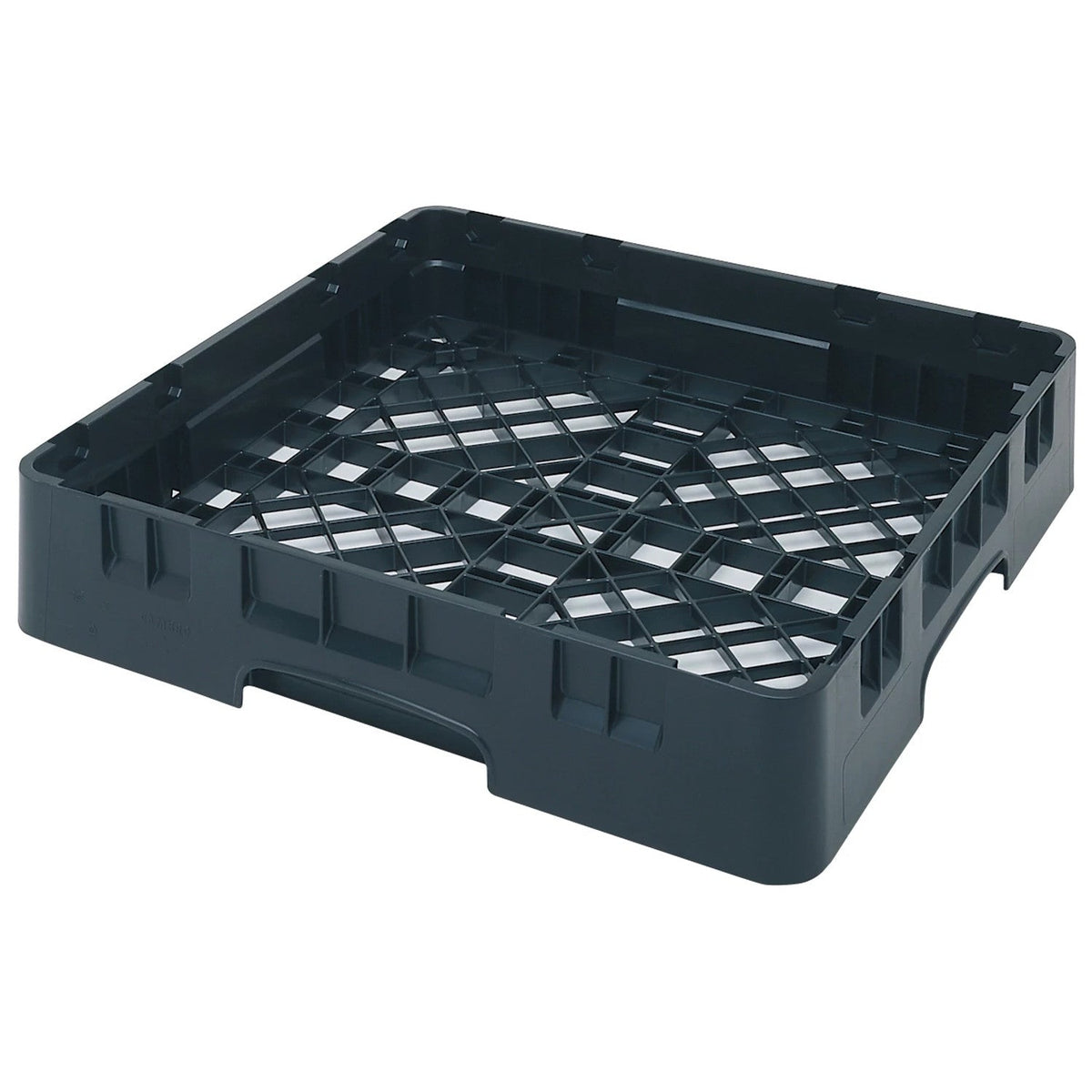 Cambro BR258110 Camrack Full Size Open Base Rack, 4" Tall - Black