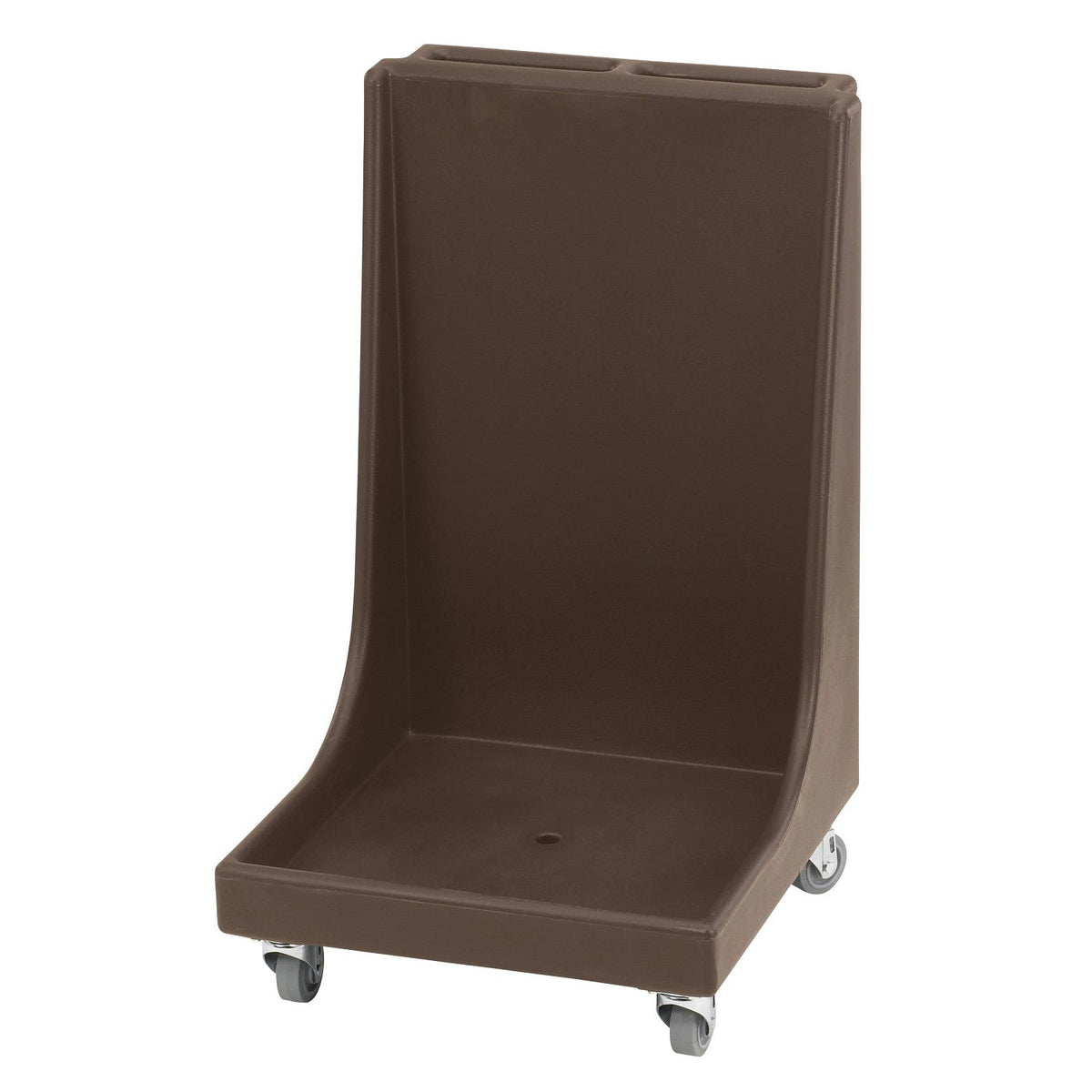 Cambro CD2020H131 Camdolly for Camracks, Standard Model, With Handle - Dark Brown