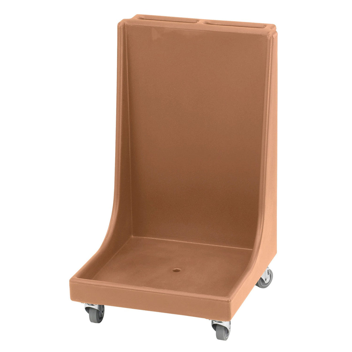 Cambro CD2020H157 Camdolly for Camracks, Standard Model, With Handle - Coffee Beige