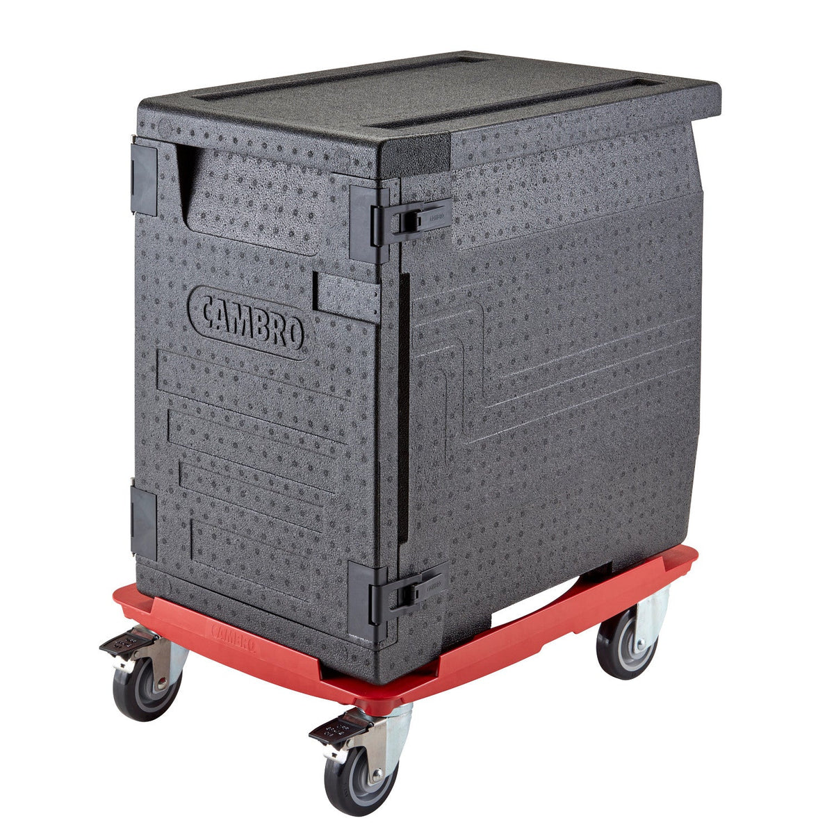 Cambro CDC400358 Camdolly Compact Dolly for Cam GoBox & Insulated Carriers, 300 lbs. Capacity - Red