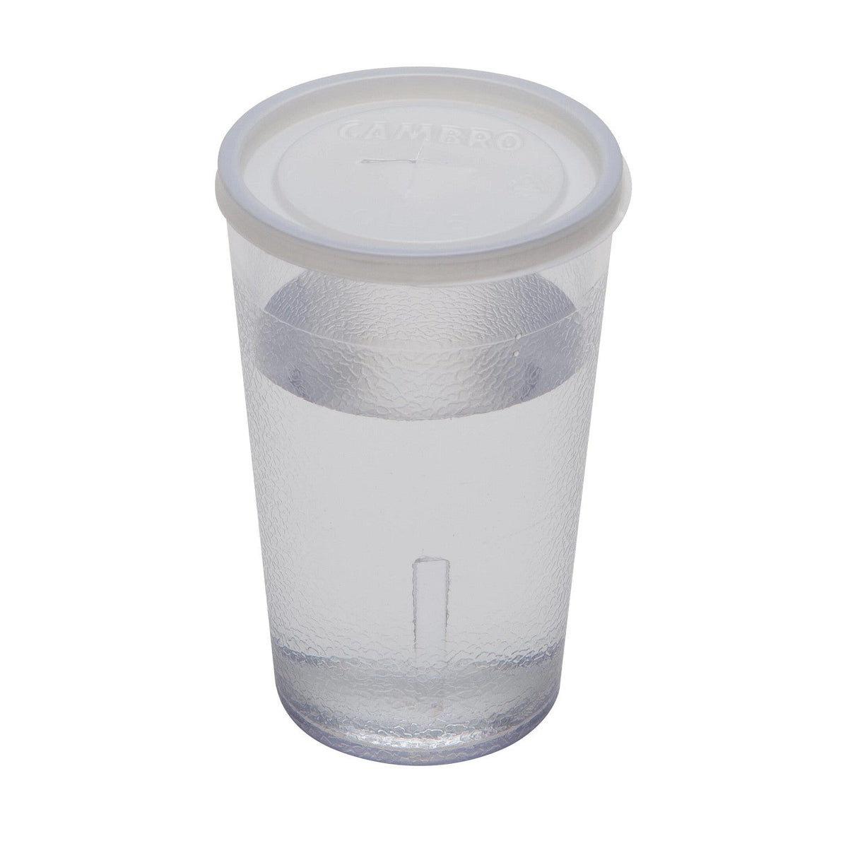 Cambro CLJ6190 Disposable CamLid, Fits Colorware Tumbler 500P, 5 oz. - Translucent