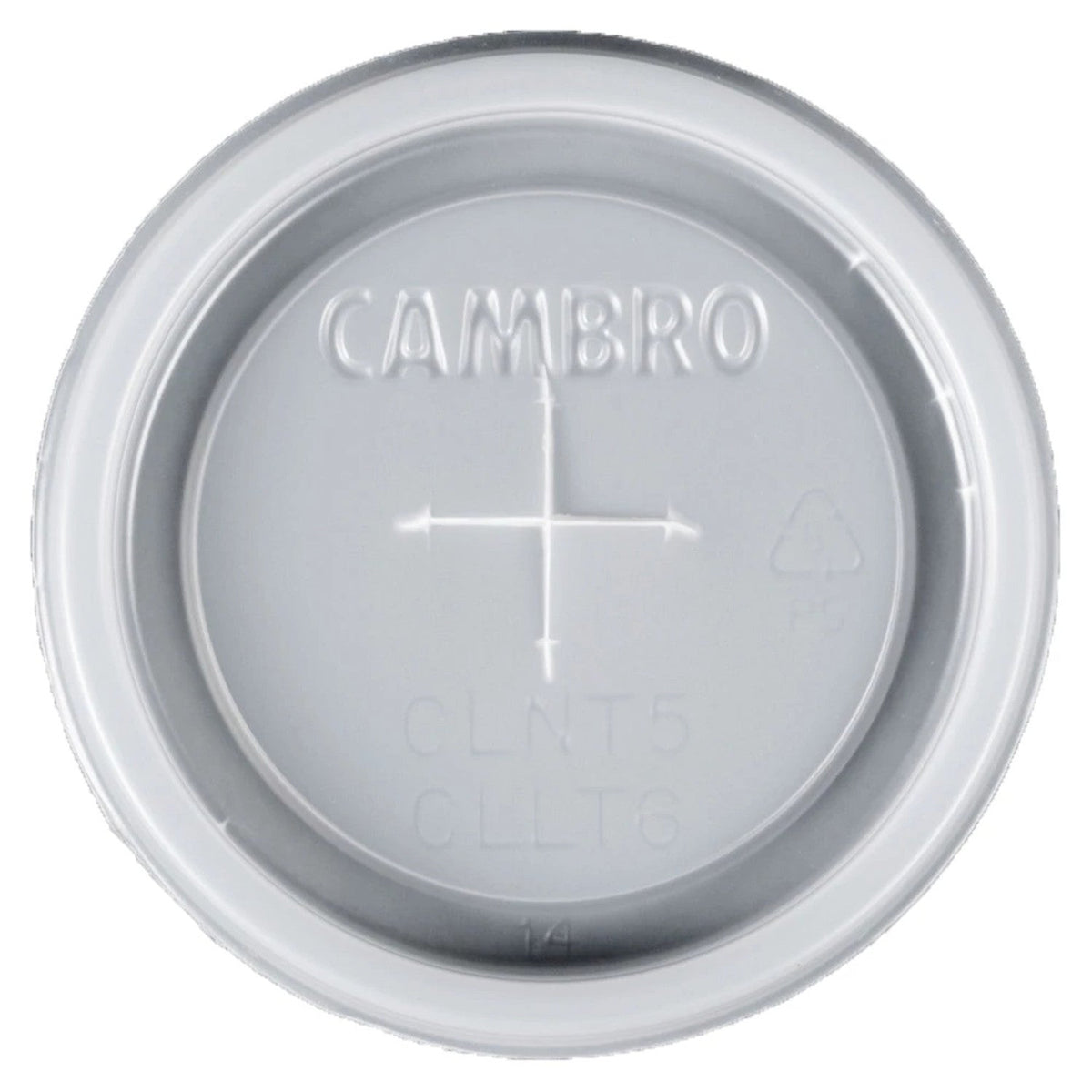 Cambro CLLT6190 Disposable CamLid, Fits Laguna Tumbler LT6, 6 oz. - Translucent
