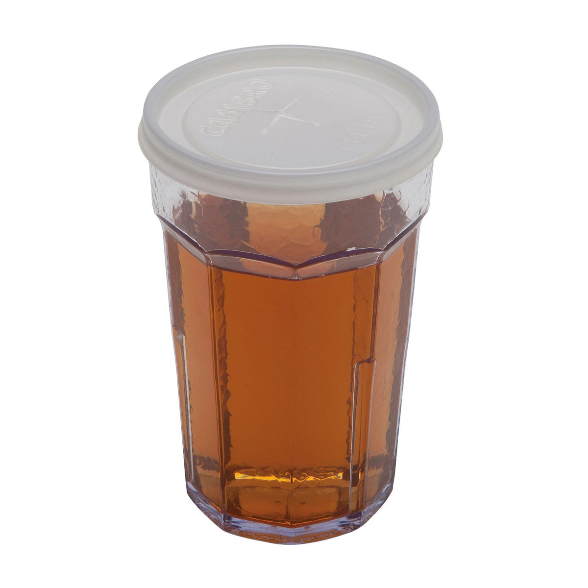 Cambro CLLT8190 Disposable CamLid, Fits Laguna Tumbler LT8, 8 oz. - Translucent