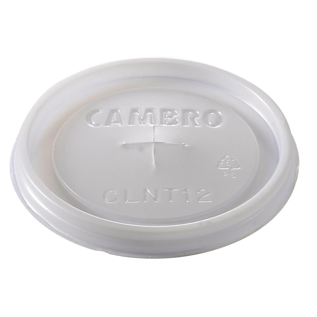 Cambro CLNT12190 Disposable CamLid, Fits Huntington Tumbler HT120CW, 12.6 oz. - Translucent