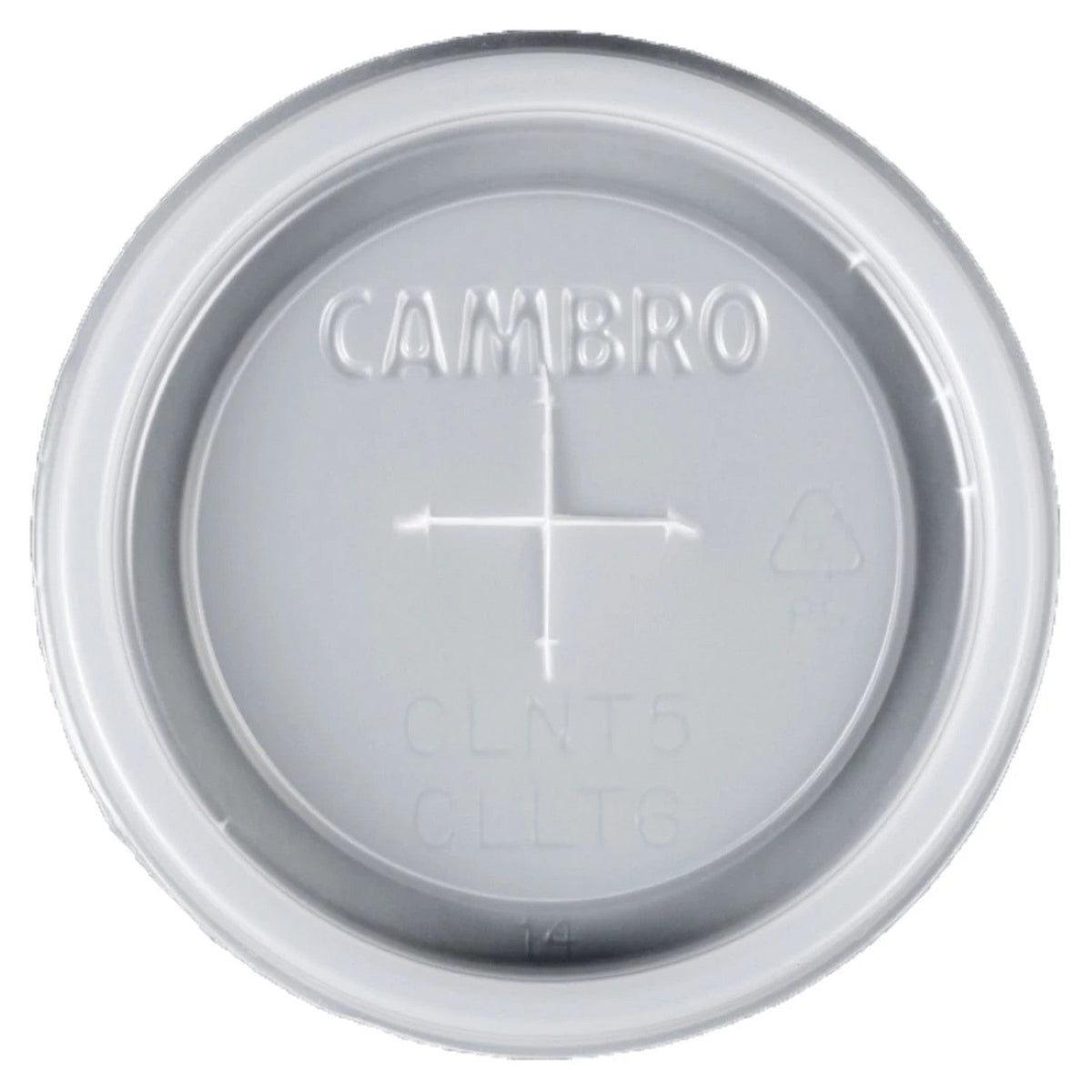 Cambro CLNT5190 Disposable CamLid, Fits Newport Tumbler NT5, 6.4 oz. - Translucent