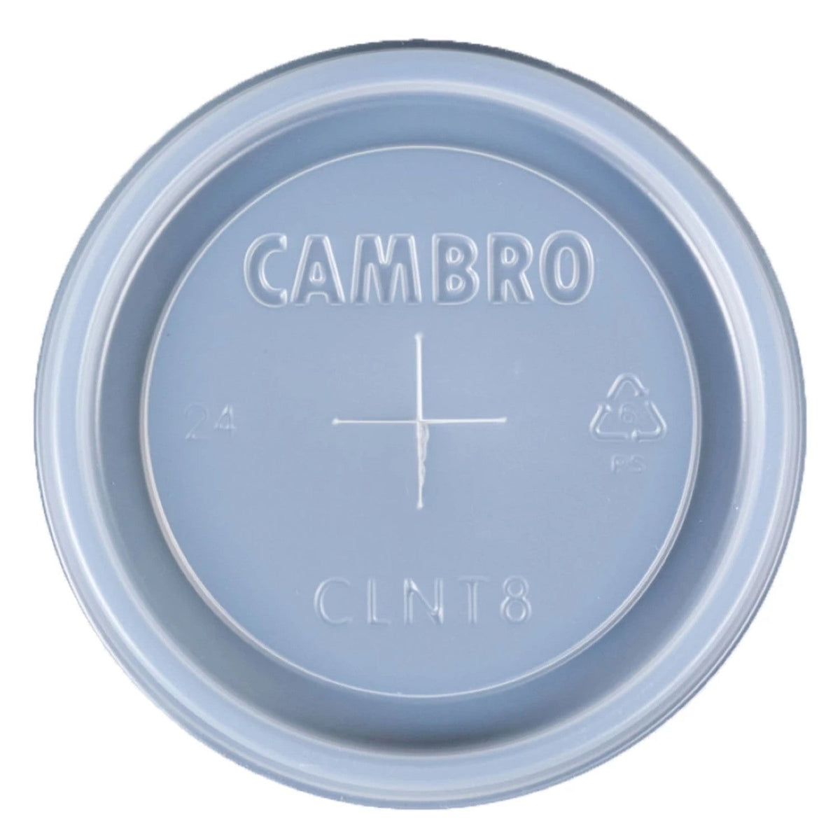 Cambro CLNT8190 Disposable CamLid, Fits Huntington Tumbler HT8CW, 8 oz. - Translucent