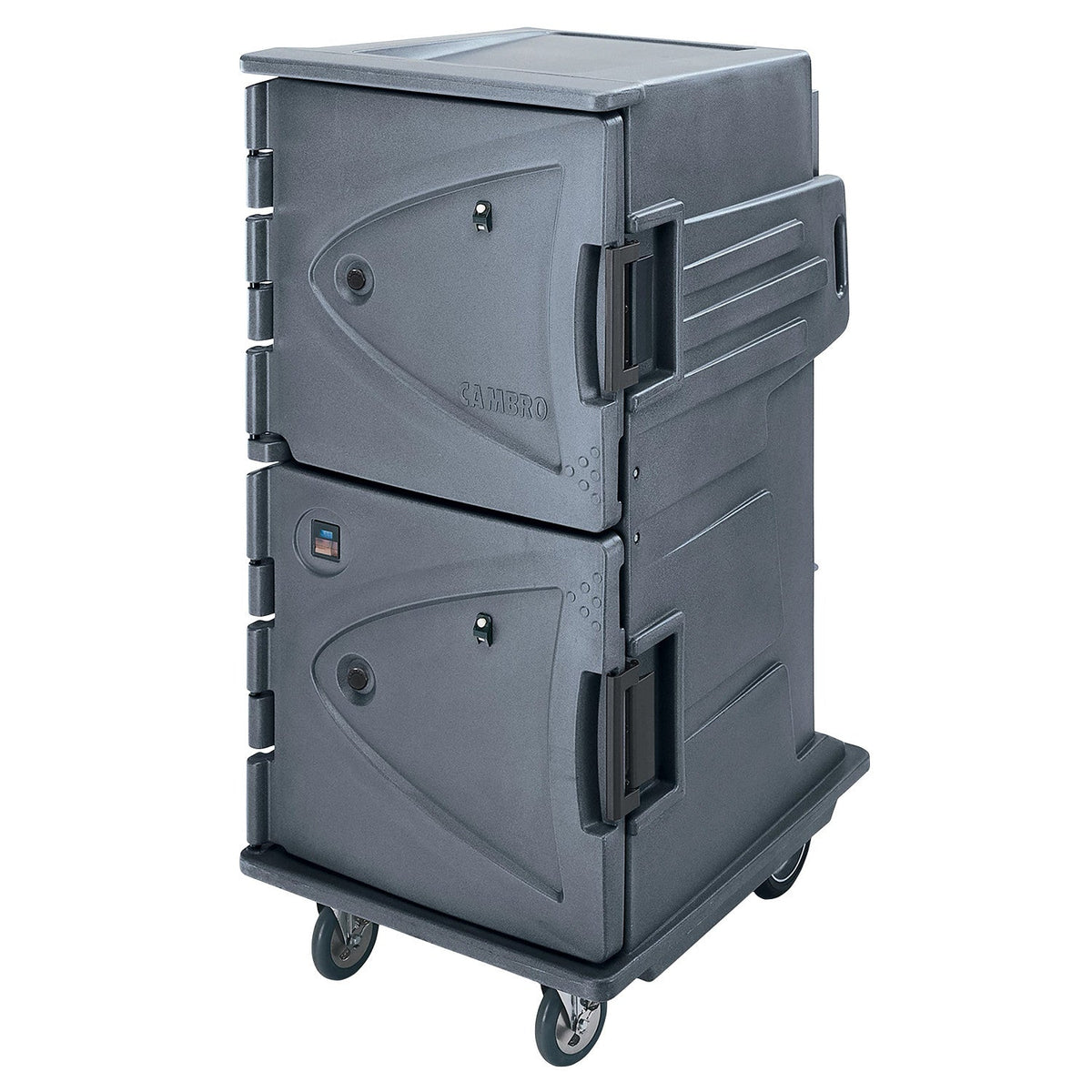 Cambro CMBH1826TSF191 Camtherm Tall Hot-Only Insulated Holding Cabinet, Fahrenheit - Granite Gray
