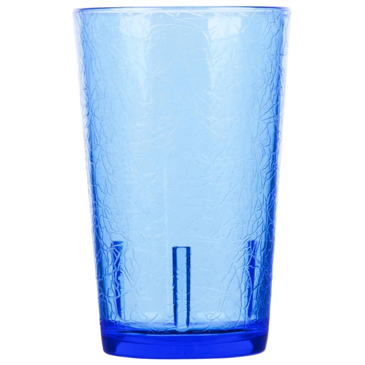 Cambro D8608 Del Mar Crackled Tumbler, 8 oz. - Sapphire Blue