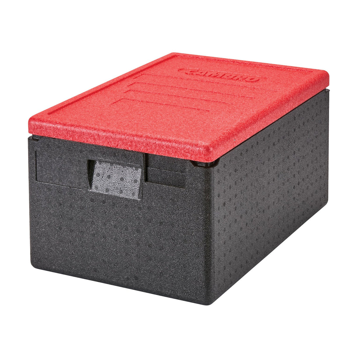 Cambro EPP180CLSW365 Cam GoBox Top Loading Insulated Carrier, GN 1/1 With Color Lid - Red