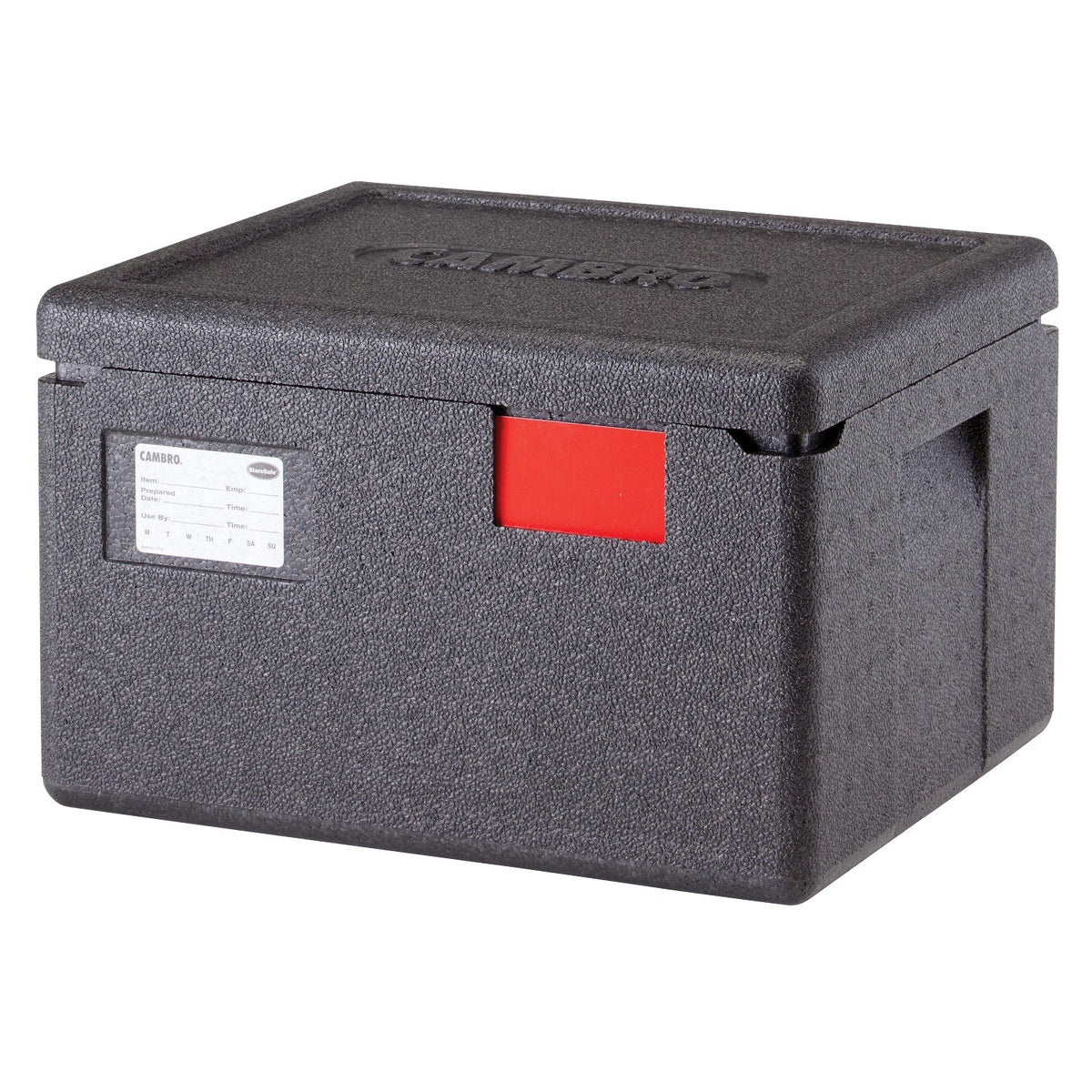 Cambro EPP260SW110 Cam GoBox Half Size Top Loading Carrier, Holds 1 - 6" deep GN 1/2 Pan - Black