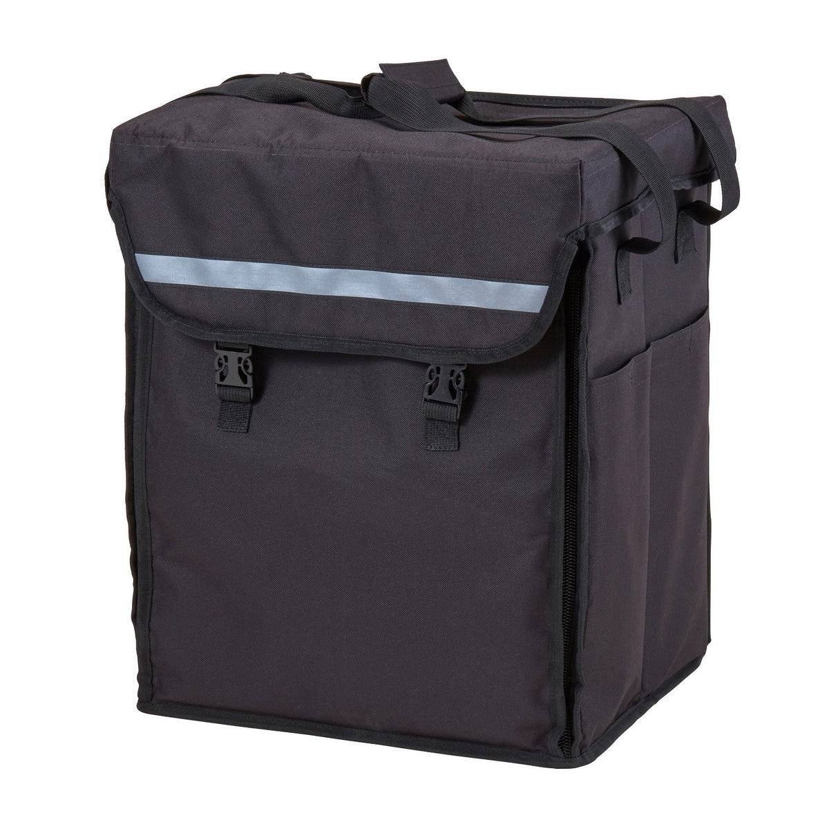 Cambro GBBP111417110 GoBag Insulated Small Delivery Backpack, 11" x 14" x 17" Interior - Black