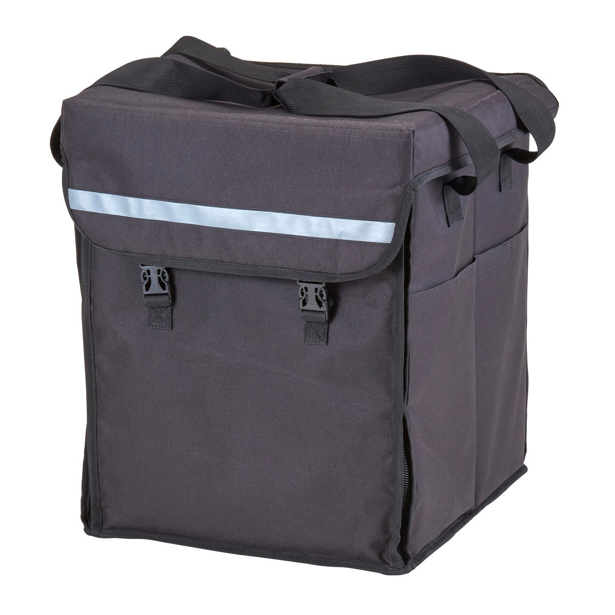 Cambro GBBP151417110 GoBag Insulated Large Delivery Backpack, 15" x 14" x 17" Interior - Black