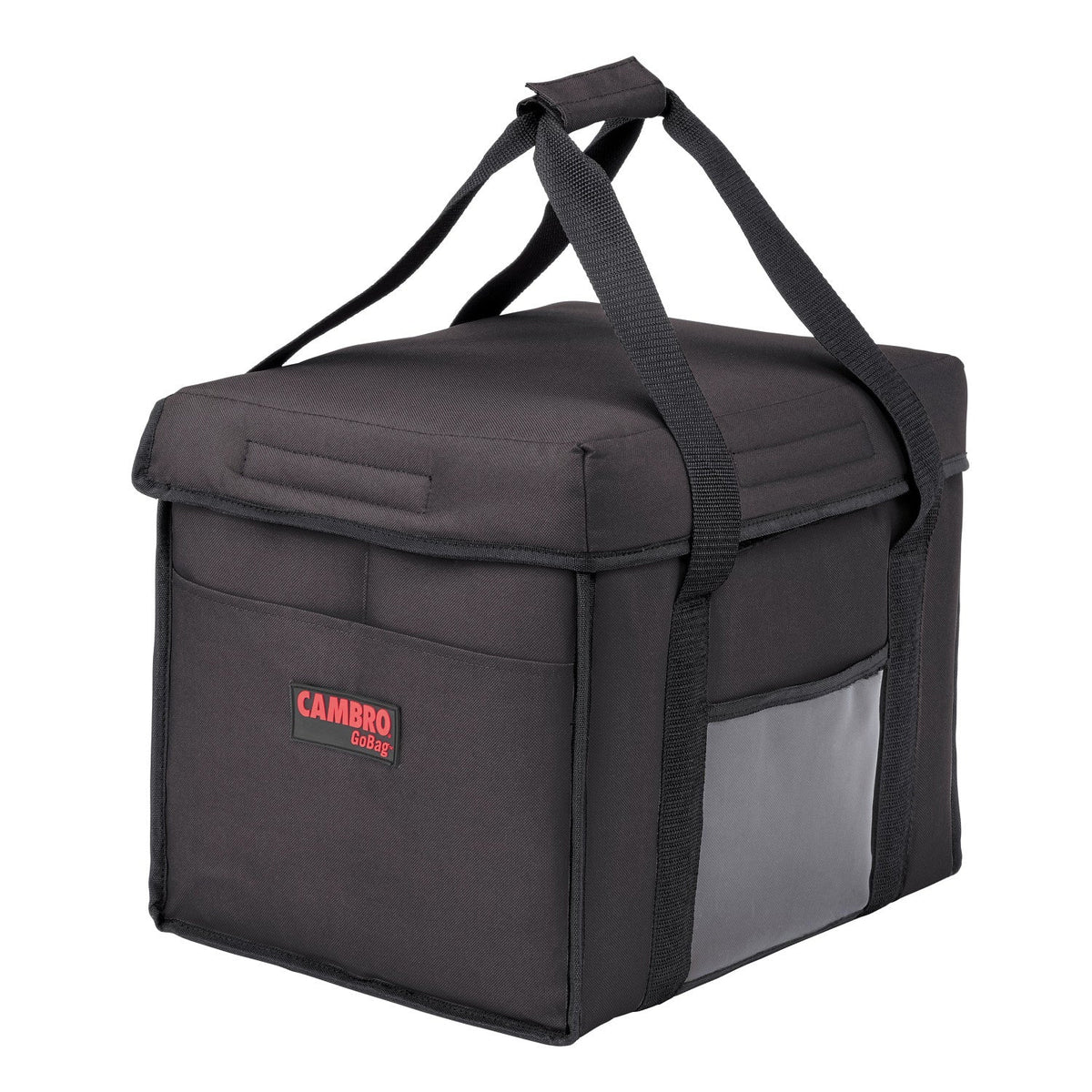 Cambro GBD151212110 GoBag Insulated Sandwich Bag, 15" x 12" x 12" Interior - Black