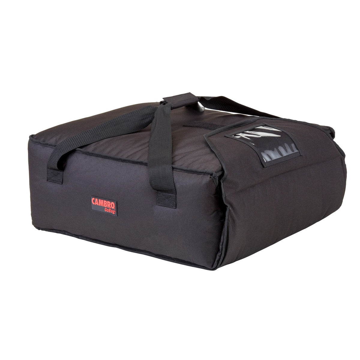 Cambro GBP318110 GoBag Standard Insulated Pizza Delivery Bag, 17 1/2" x 20" x 7 1/2" Interior - Black
